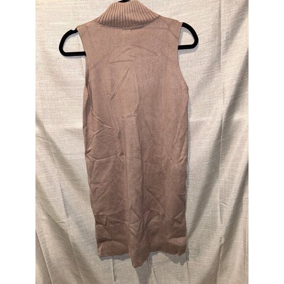 NWOT Chang Yun Women's Sleeveless Turtleneck Sweater Dresses  size S - Picture 6 of 7